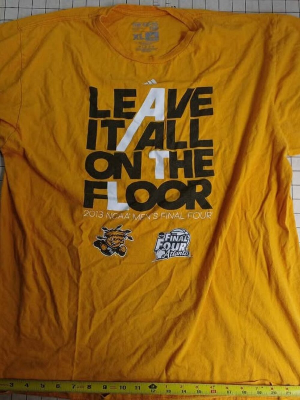 Men's Adidas XL 2013 NCAA Final Four Atlanta T-shirt